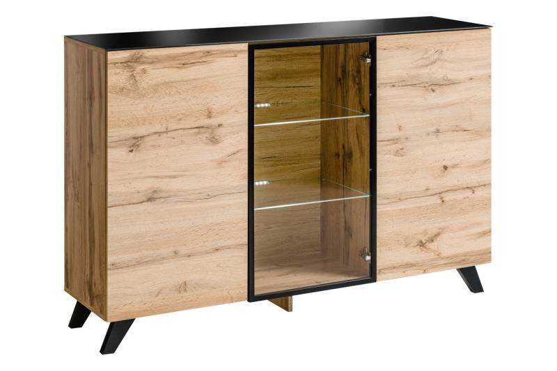 ASM-Moebel Kommode Sideboard Kommode THIN mit LED Beleuchtung und Push - Click System, Mit Led Beleuchtung und Push-Click System ASM-Moebel Kommode Sideboard Kommode THIN mit LED Beleuchtung und Push - Click System, Mit Led Beleuchtung und Push-Click System von ASM-Moebel
