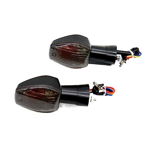 ASMEIR Blinker Motorrad Hinten Blinker Anzeige Licht Fit for Honda CBR1100XX 1997-2007 Motorrad Zubehör Blinker Lampe Birne Motorrad Blinker (Color : Smoke) von ASMEIR