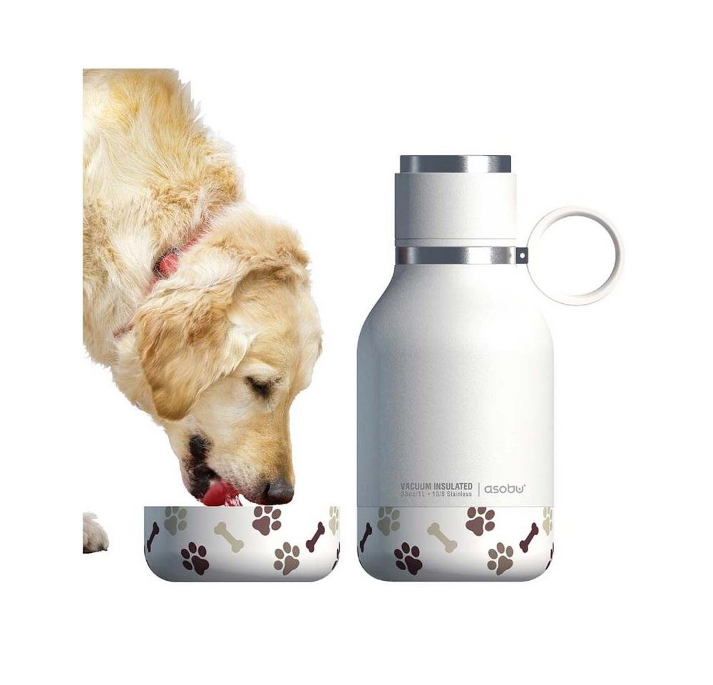 ASOBU Trinkflasche Dog Bowl Edelstahlflasche mit von ASOBU