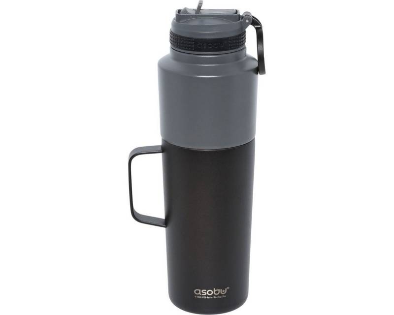 ASOBU Trinkflasche Twin Pack Bottle with Mug 0.9 L + 0.6 L von ASOBU