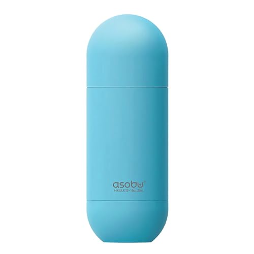 ASOBU Orb Bottle Thermoskanne 420 ml,Kunststoff, Farbe/Finish: Blau von ASOBU