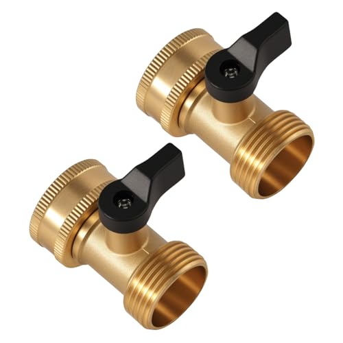 ASOFTY 2 Stück Mini Messing Kugelhahn, 3/4" IG x 3/4" AG Wasserhahn schlauchverbinder, Kugelhahn aus Messing, Absperrkugelhahn für Wasserpfeife, Wasserhahn ASOFTY 2 Stück Mini Messing Kugelhahn, 3/4" IG x 3/4" AG Wasserhahn schlauchverbinder, Kugelhahn aus Messing, Absperrkugelhahn für Wasserpfeife, Wasserhahn von ASOFTY