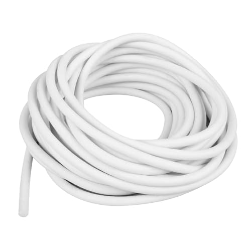 ASOFTY 5M Silikon Schaumstoff Dichtungsstreifen, Rundschnur Dichtung, Fugen Dichtschnur, Fugenfüllprofil Schaumstoff für Türen, Fenstern, Wänden (2MM) von ASOFTY