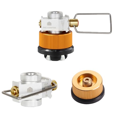ASOFTY Gaskartuschen Adapter, Campingkocher Adapter, Portable Stechkartuschen Adapter mit Abgasfunktion für Gaskartusche Gaskocher, Gas Canister Refill Adapter für Camping, Picknick ASOFTY Gaskartuschen Adapter, Campingkocher Adapter, Portable Stechkartuschen Adapter mit Abgasfunktion für Gaskartusche Gaskocher, Gas Canister Refill Adapter für Camping, Picknick von ASOFTY