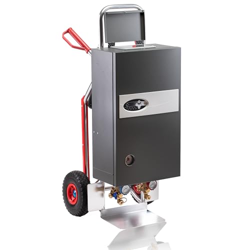 ASOSmobil 21e Plus Mobile Heizzentrale mit Estrich-Aufheizprogramm – Elektrische Bauheizung/Notheizung mit Touchdisplay und Vollautomatischer Leistungsanpassung – 21 kW & 10,5 kW von ASOSmobil
