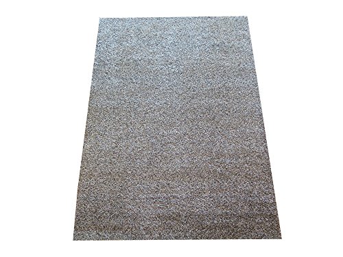 ASPECT Kuscheliger weicher Hochflorteppich, Polypropylen, Grau/Schwarz/Creme, 120x170cm von ASPECT
