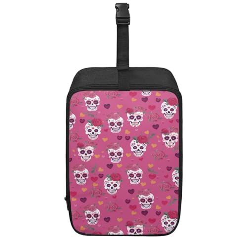 ASQVTIFE Kolibri-Blumen-Dampfgarer-Aufbewahrungstasche, rosa Tragetasche für tragbaren Dampfgarer, Reise-Dampfbügeleisen, Tasche für Handheld, Kolibri, Blume, Kleidung, Dampf, tragbare von ASQVTIFE