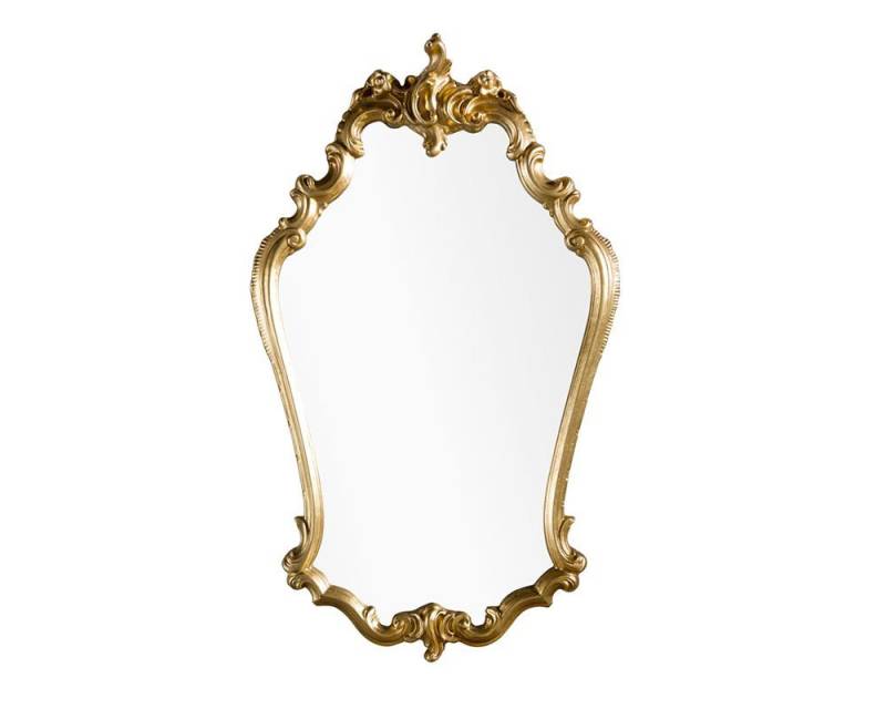 ASR Rahmendesign Barockspiegel Annabelle, 58x74 cm, Blattgold, klassisch, handgefertigt, Klassischer Barockstil in Blattgold von ASR Rahmendesign