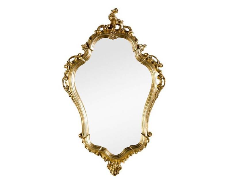 ASR Rahmendesign Barockspiegel Katharina, 56×90 cm, Blattgold, konturiert, Handgefertigt, konturierter Rahmen, Hochformat von ASR Rahmendesign