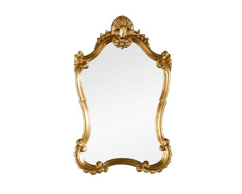 ASR Rahmendesign Barockspiegel Venice, 46x73 cm, Blattgold, fein profiliert von ASR Rahmendesign