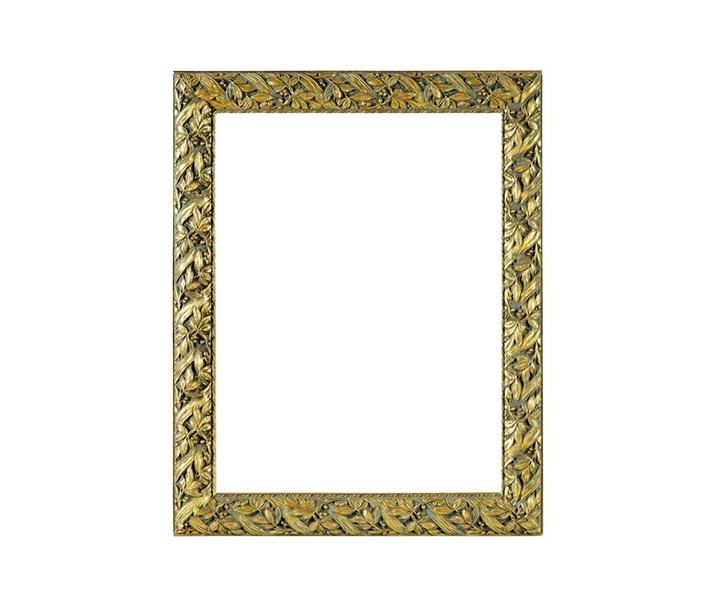 ASR Rahmendesign Wandspiegel Lissabon, 78x98 cm, Blattgold, rechteckig, ohne Facettenschliff, Handgefertigt, Barockstil, flexibel aufhängbar von ASR Rahmendesign