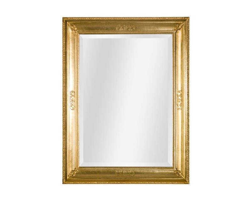 ASR Rahmendesign Wandspiegel Paris, 67x87 cm, Blattgold, elegant gerahmt, Handgefertigter Spiegelrahmen in Blattgold von ASR Rahmendesign