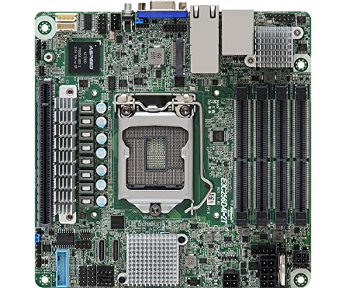 ASRock Mainboard E3C256D4I-2T mini-ITX Sockel 1200 Single von ASRock Rack