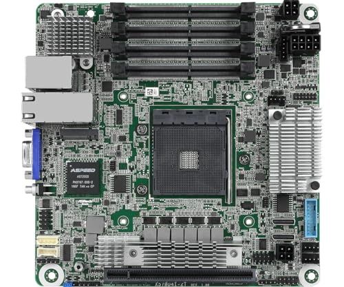 Asrock X570D4I-2T Mainboard AMD X570 AM4 Mini ITX Steckplatz Asrock X570D4I-2T Mainboard AMD X570 AM4 Mini ITX Steckplatz von ASRock Rack
