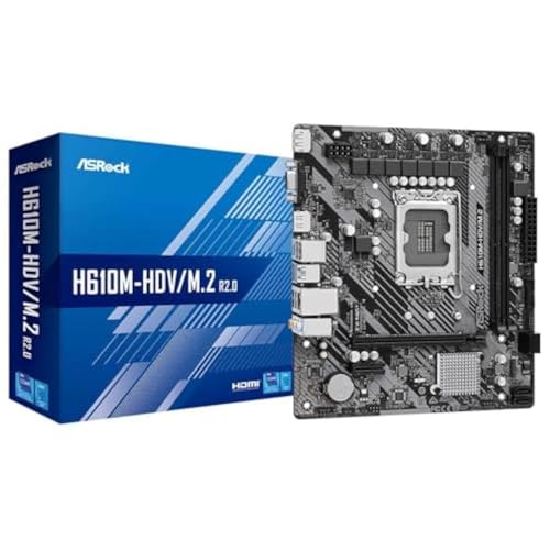 ASROCK H610M-HDV/M.2 R2.0 S1700 mATX Intel H610 2xDDR4 retai ASROCK H610M-HDV/M.2 R2.0 S1700 mATX Intel H610 2xDDR4 retai von ASRock