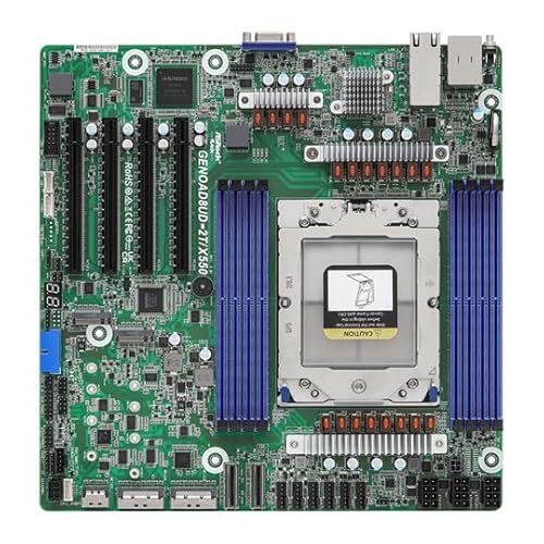 ASROCK Płyta główna GENOAD8UD-2T/X550 1x SP5 AMD Epyc 9004 SoC (8xDIMM SATA 2xM.2 2x10GbE IPMI) von ASRock