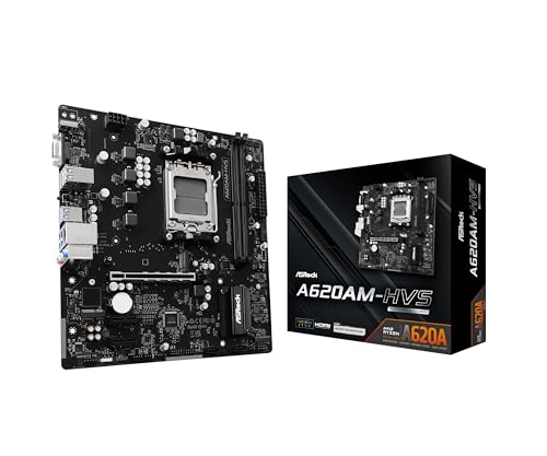 ASRock A620AM-HVS AM5 mATX HDMI DDR5 ASRock A620AM-HVS AM5 mATX HDMI DDR5 von ASRock