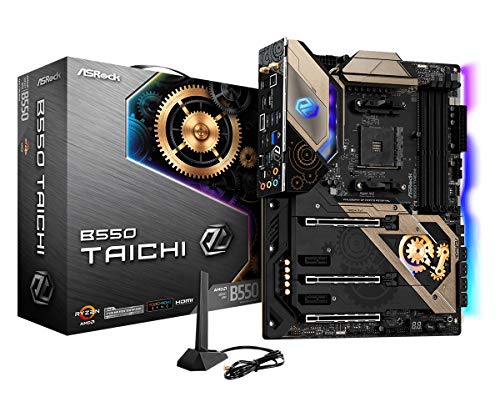ASRock B550 Taichi unterstützt AMD AM4 Ryzen/Future AMD Ryzen Prozessoren Motherboard ASRock B550 Taichi unterstützt AMD AM4 Ryzen/Future AMD Ryzen Prozessoren Motherboard von ASRock