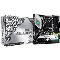 ASRock B550M Steel Legend Mainboard Sockel (PC) AMD AM4 Formfaktor (Details) Micro-ATX Mainboard-Chi von ASRock