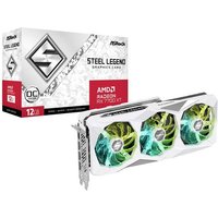 ASRock Grafikkarte AMD Radeon RX 7700 XT Steel Legend OC 12GB GDDR6-SDRAM PCIe x16 HDMI®, DisplayPo von ASRock