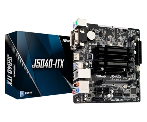 ASRock J5040-ITX Mini-ITX Mainboard mit Intel Quad-Core J5040 von ASRock