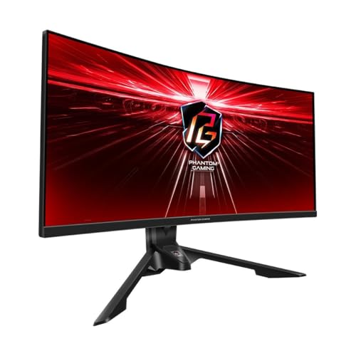 ASRock Phantom Gaming WQHD 3440 x 1440 Pixel Curved Monitor - 34 Zoll von ASRock