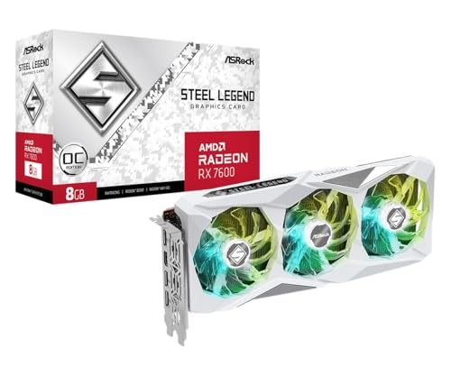 ASRock Radeon RX 7600 Steel Legend 8 GB, 8192 MB GDDR6 von ASRock
