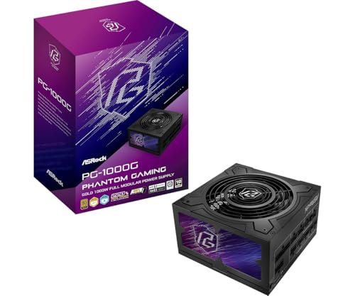 ASRock Steel Legend SL-1000G, 1000W ATX Netzteil, 80+ Gold Zertifizierung, Schwarz ASRock Steel Legend SL-1000G, 1000W ATX Netzteil, 80+ Gold Zertifizierung, Schwarz von ASRock