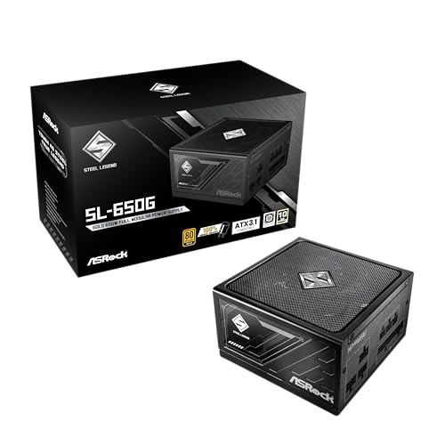 ASRock Steel Legend SL-650G, 650W ATX Netzteil, 80+ Gold Zertifiziert ASRock Steel Legend SL-650G, 650W ATX Netzteil, 80+ Gold Zertifiziert von ASRock
