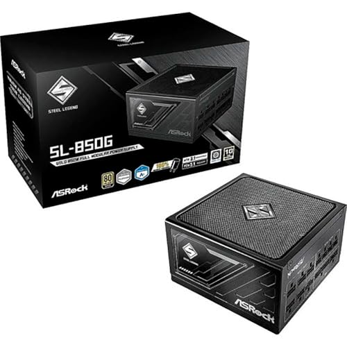 ASRock Steel Legend SL-850G, 850W ATX Netzteil, 80+ Gold, Schwarz von ASRock