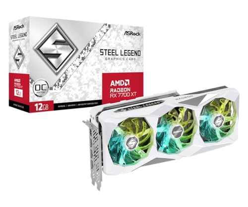 ASRock VGA RX 7700XT 12GB GDDR6 Steel Legend ASRock VGA RX 7700XT 12GB GDDR6 Steel Legend von ASRock