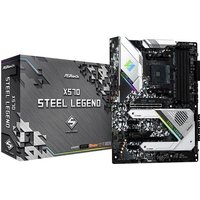 ASRock X570 Steel Legend Mainboard Sockel (PC) AMD AM4 Formfaktor (Details) ATX Mainboard-Chipsatz A ASRock X570 Steel Legend Mainboard Sockel (PC) AMD AM4 Formfaktor (Details) ATX Mainboard-Chipsatz A von ASRock