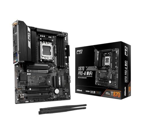 ASRock X870 Pro-A WiFi AM5 ATX HDMI/USB-C DDR5 Retail von ASRock