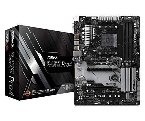 MB ASRock B450 Pro4 AM4 ATX D-Sub/HDMI/DP DDR4 Retail MB ASRock B450 Pro4 AM4 ATX D-Sub/HDMI/DP DDR4 Retail von ASRock