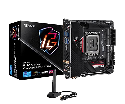 MB ASRock Z690 Phantom Gam.ITX Schwarz MB ASRock Z690 Phantom Gam.ITX Schwarz von ASRock