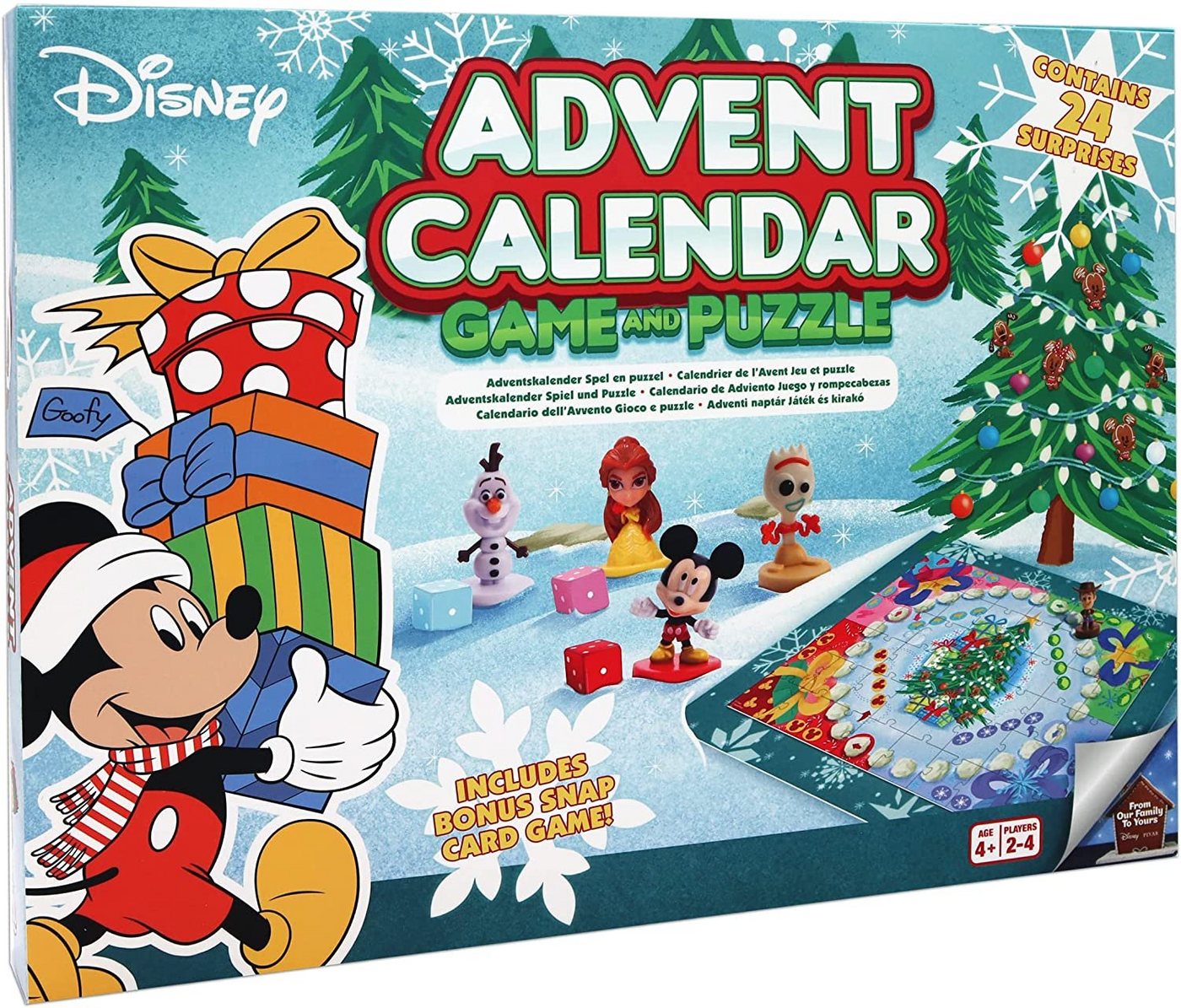 ASS Altenburger Adventskalender Disney - Game & Puzzle, mit Spielen und Figuren von ASS Altenburger