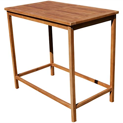 ASS Teak Bartisch Bistrotisch Stehtisch 120x70cm Holztisch Gartentisch Garten Tisch Holz Modell: JAV-BIMA-120x70 von ASS