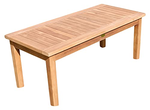 ASS Teak Sofa Tisch Holztisch Beistelltisch Gartentisch Kaffeetisch Garten Tisch 110x50cm JAV-Coco Holz von von ASS