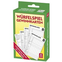 Würfelspiel Gewinnkarten- Blöcke von ASS