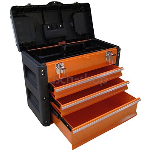METALL Werkzeugkasten Werkzeugkiste Werkzeugkoffer Werkzeugbox Metallbox 3061BC von ASS