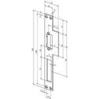Assa Abloy - Lappenschließblech 14C ktg.B.44xL.250mm din l/r - -------14C35-01 von ASSA ABLOY