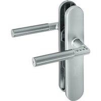Assa Abloy - digitaler Türbeschlag Code Handle Langschild ohne Lochung-DIN links von ASSA ABLOY