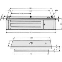 Assa Abloy effeff Flächenhaftmagnet kpl.mit Gegenplatte 828-44 Assa Abloy effeff Flächenhaftmagnet kpl.mit Gegenplatte 828-44 von ASSA ABLOY