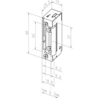 Assa Abloy effeff Radiustüröffner 118E o.Stulp,10-24V GS/WS 118E--------A71 von ASSA ABLOY