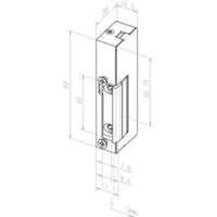 Assa Abloy effeff Türöffner ohne Schliessblech 19E DIN L/R o.S. von ASSA ABLOY