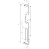 Flachschließbl.021 VA ma ktg.B.25xL.250mm DIN L/R ASSA ABLOY von ASSA ABLOY