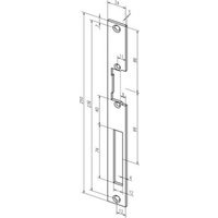 Flachschließbl.338 VA ma ktg.B.24xL.250mm DIN L/R ASSA ABLOY von ASSA ABLOY