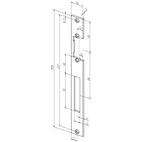 Assa Abloy - Flachschließbl.690 va ma ktg.B.24xL.250mm din l/r - -69036 von ASSA ABLOY