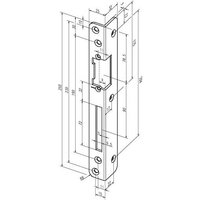 Sicherheits-Winkelschließblech 069 Stärke 3 mm Stahl weiß din links Sicherheits-Winkelschließblech 069 Stärke 3 mm Stahl weiß din links von ASSA ABLOY