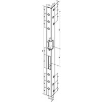 Sicherh.-Winkelschließbl.312 L.500mm S.3mm VA ma DIN L ASSA ABLOY von ASSA ABLOY